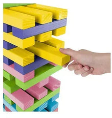 Toy Time Nontraditional Giant Wooden Blocks Tower Stacking Game