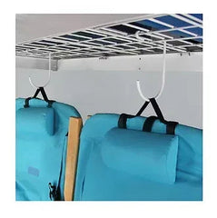 SafeRacks 4' x 8' Overhead Storage Rack - White