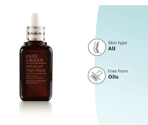 Estee Lauder | Advanced Night Repair Synchronized Recovery Complex II | Serum | Oil Free | For All Skin Types | Dermatologist Tested | 3.4 oz