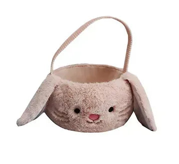 Hugfun Figural Plush 14" Easter Basket with Stuffed Animal