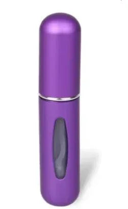 Portable Mini Refillable Perfume Atomizer Set, 5ml Travel Spray Bottles, Ideal for Women and Men, Perfect for Travel, Simple Matte Colors, Pack of 4