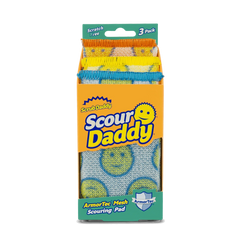 Scrub Daddy Scour Daddy Non-Scratch Scour Pads, 3 Count