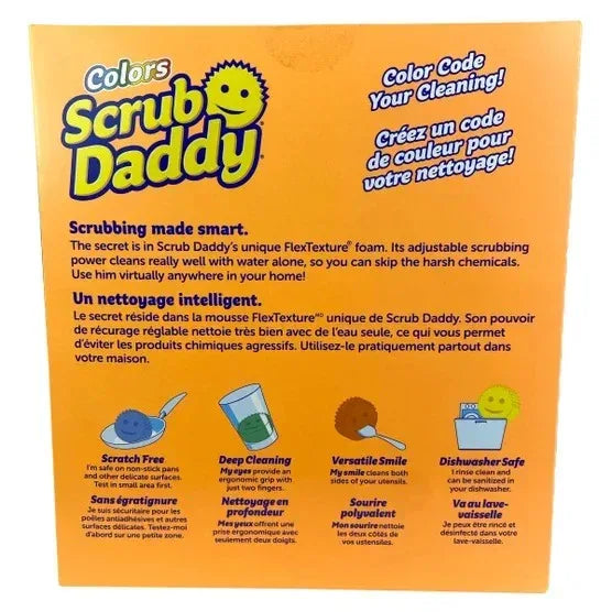 Scrub Daddy Sponges, Colors Variety, 8-count
