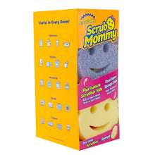 Scrub Mommy multipack box front with FlexTexture scrubber and ResoFoam sponge sides