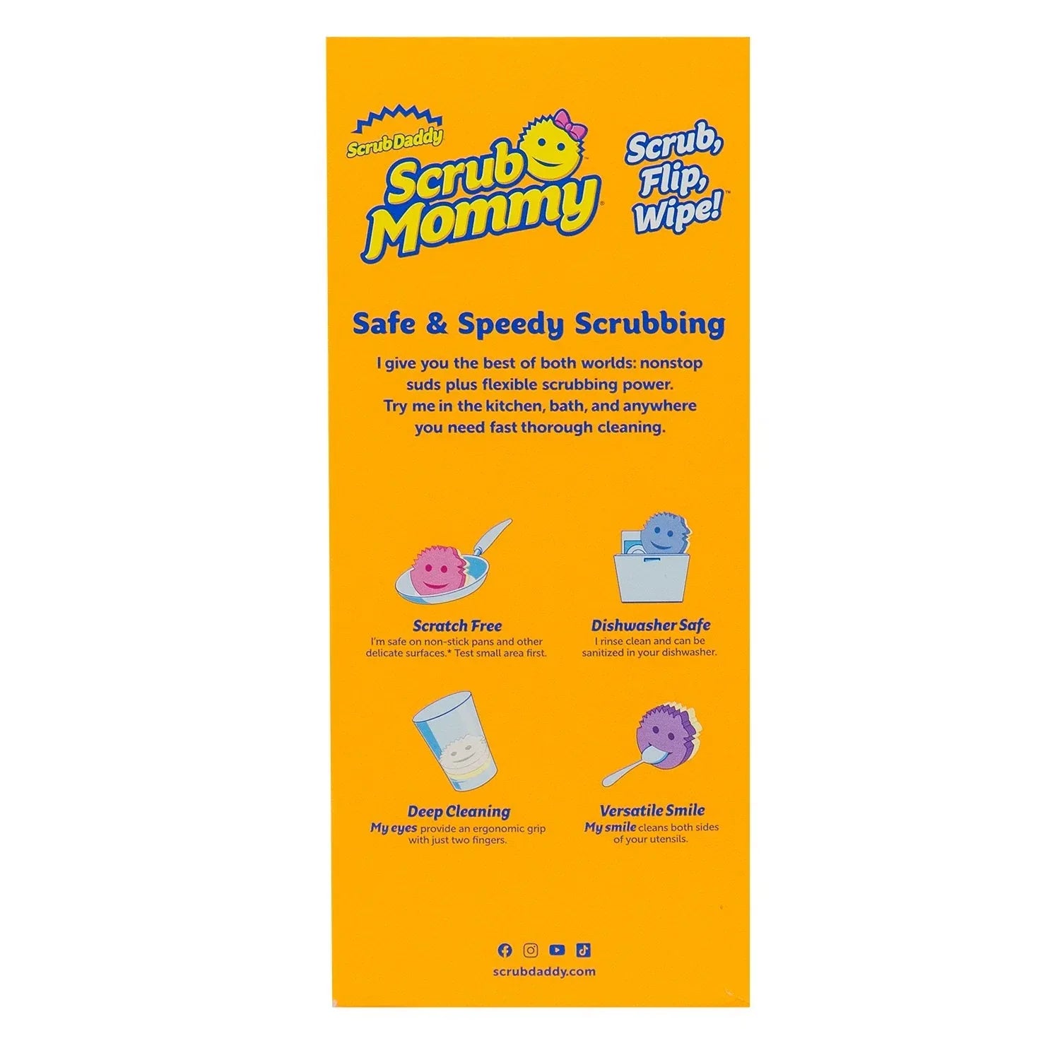 Scrub Mommy Sponges, Multiple Colors, 6 ct. - USA MEGA SHOP