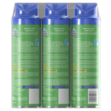 Three Scrubbing Bubbles Mega Shower Foamer aerosol cans shown from the back