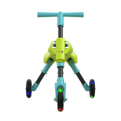 Scuttlebug Foldable 3 Wheel Trike with LED Light, Yellow