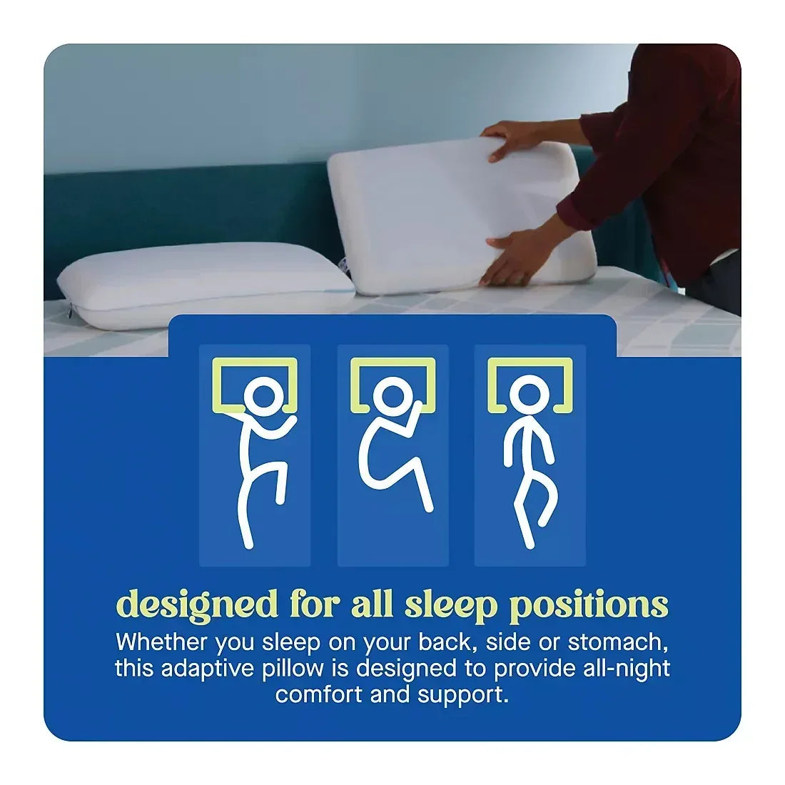 Sealy Dreamlife Memory Foam Gel Standard Size Pillow