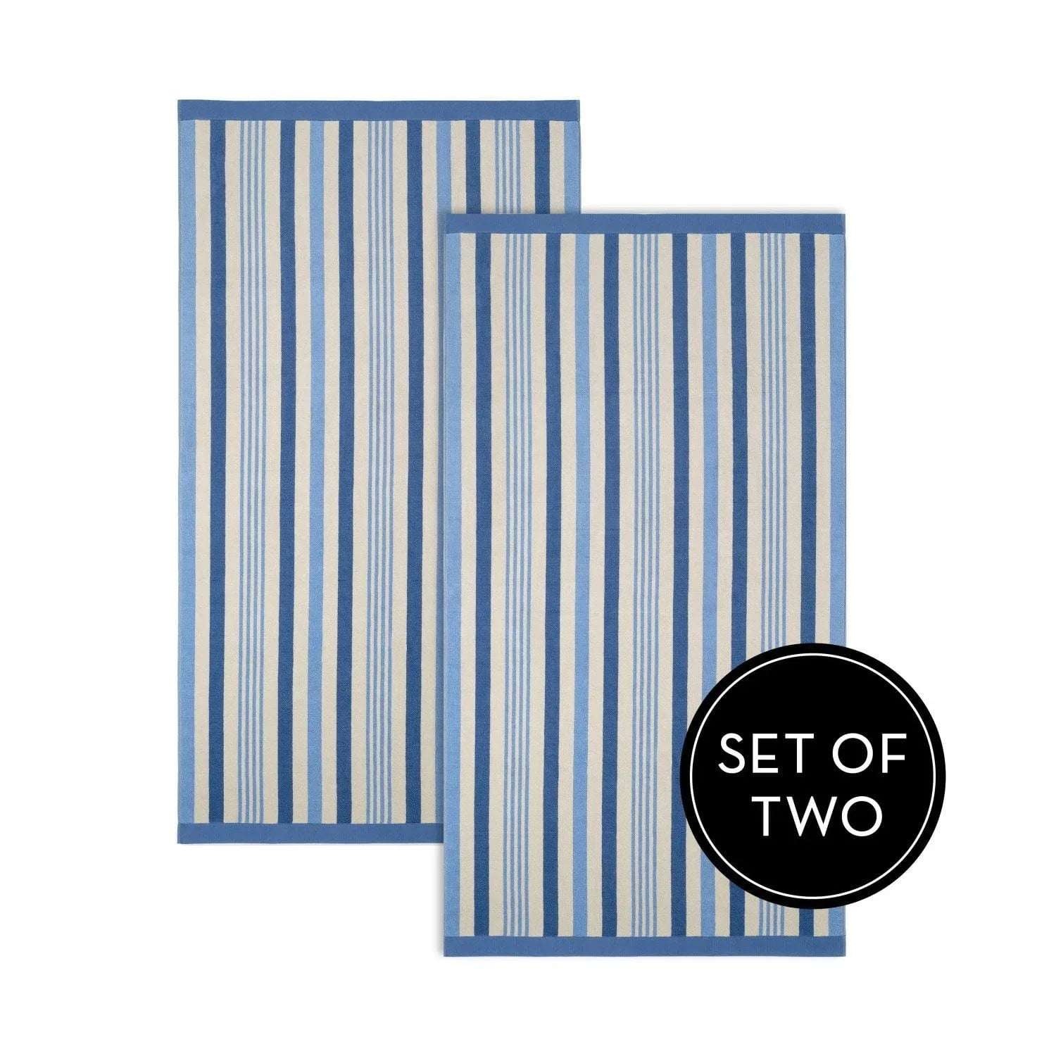 Member's Mark 2-Pack Adult Sand-Friendly Beach Towels, 40" x 72"