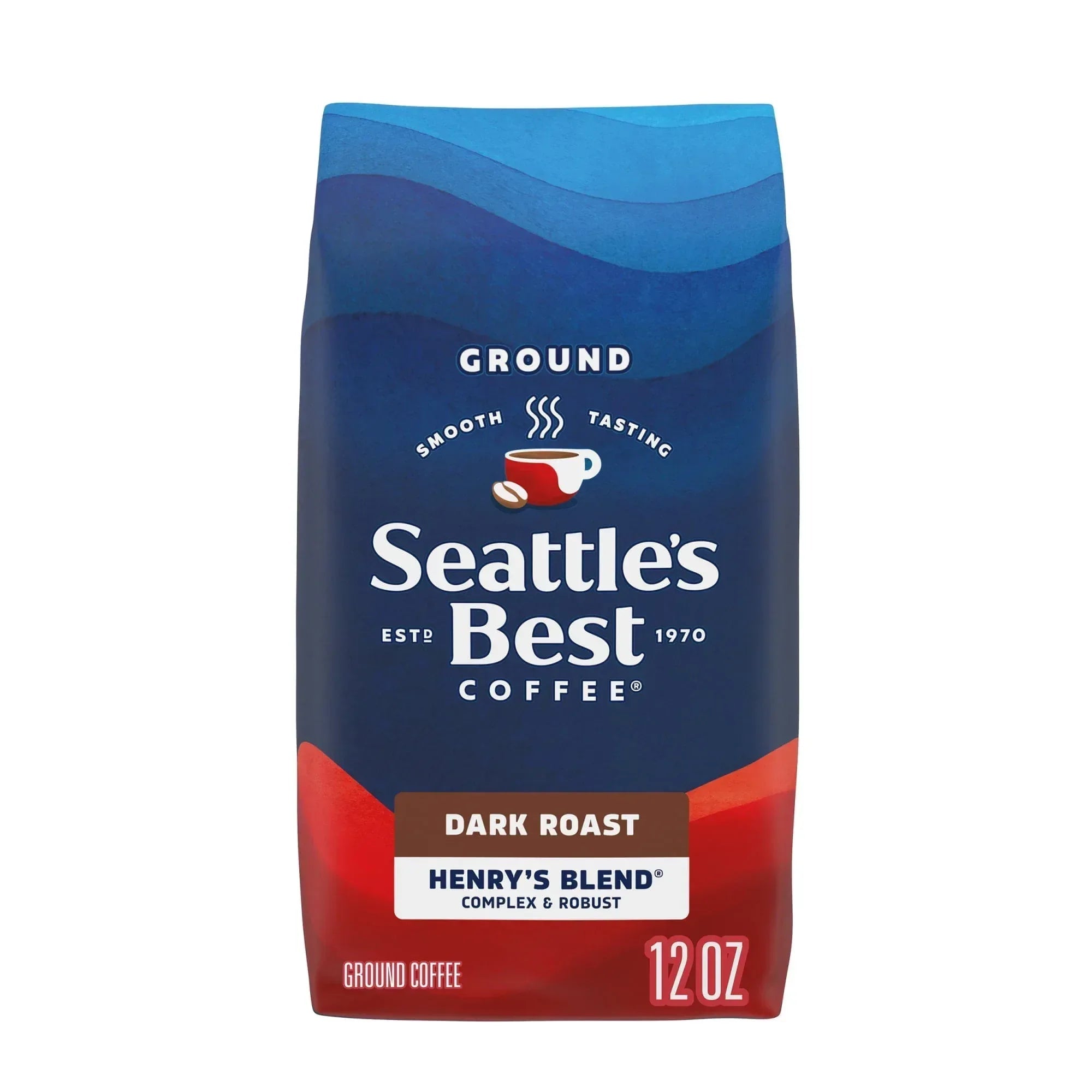Seattle’s Best Coffee, Breakfast Blend, Medium Roast, Ground Coffee, 100% Arabica, 12 oz