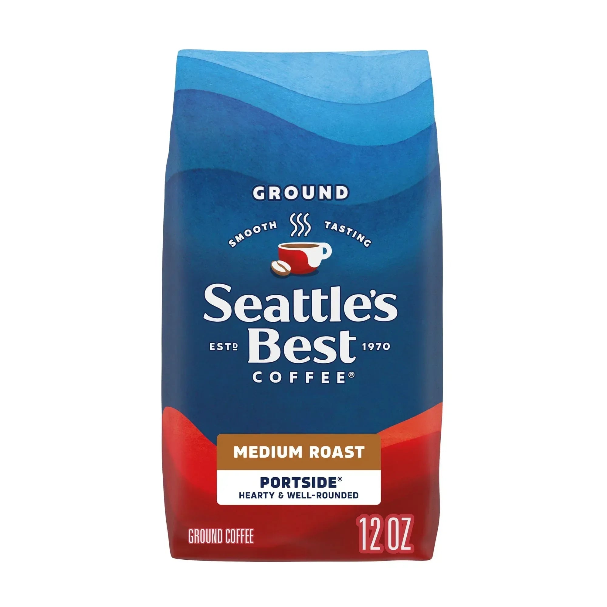 Seattle’s Best Coffee, Breakfast Blend, Medium Roast, Ground Coffee, 100% Arabica, 12 oz
