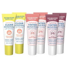 Lip shine 6-pack of tinted mineral tubes, assorted shades, SPF 20