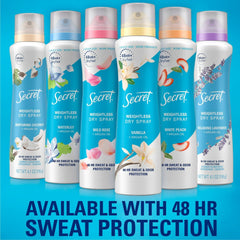 Secret Aluminum Free Dry Spray Deodorant, Cherry Blossom, 4.1 oz