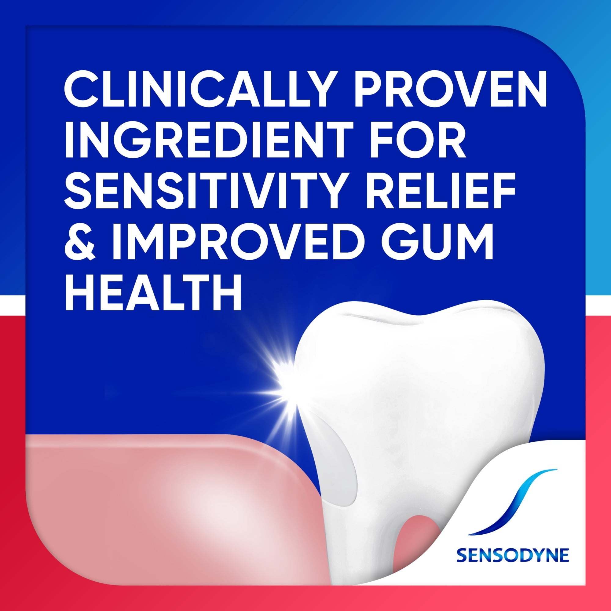 Sensodyne Sensitivity and Gum Sensitive Toothpaste, 3 x 3.4 Oz