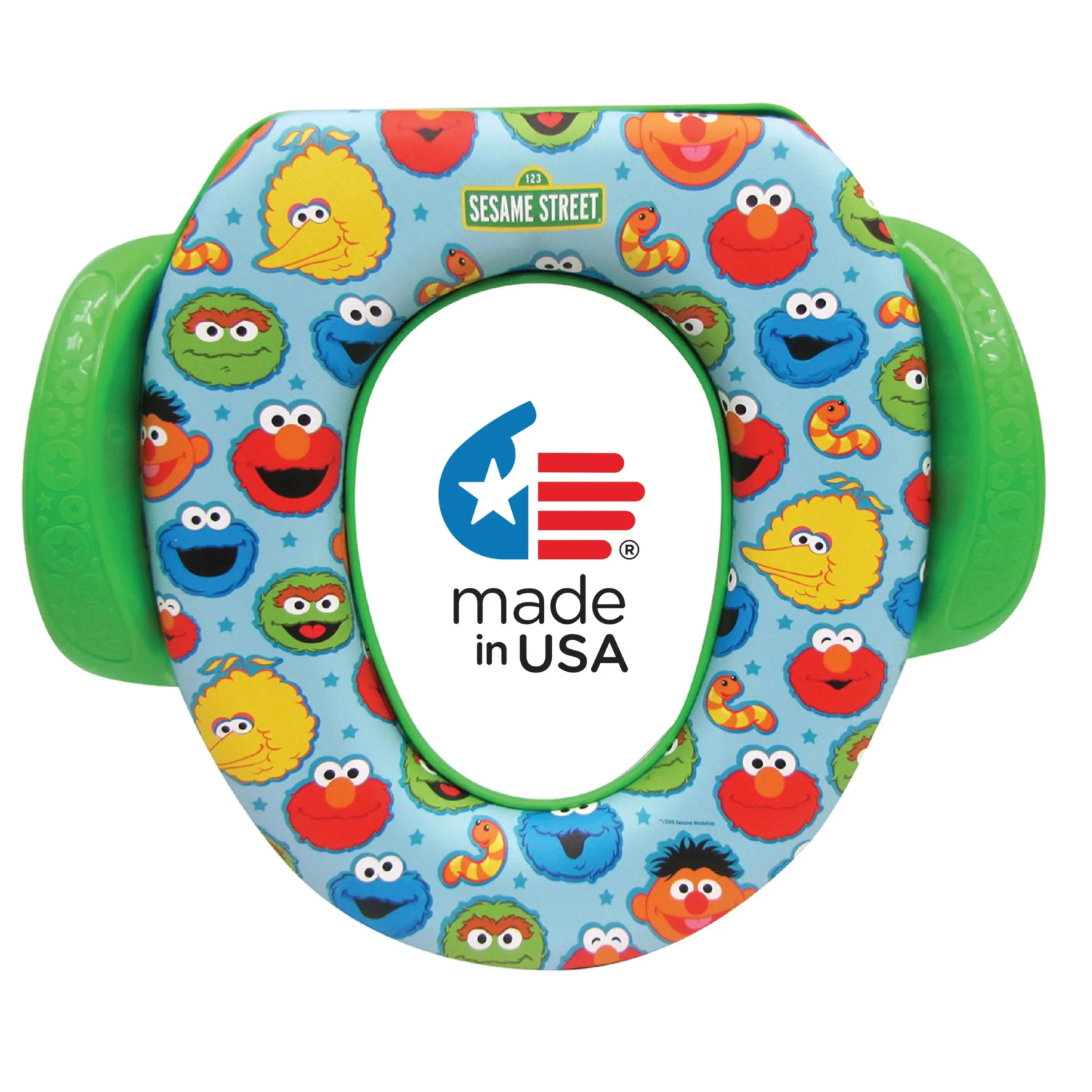 Bluey Soft Potty Training Seat for Toddlers with Hanging Hook, Fits Standard Toilets