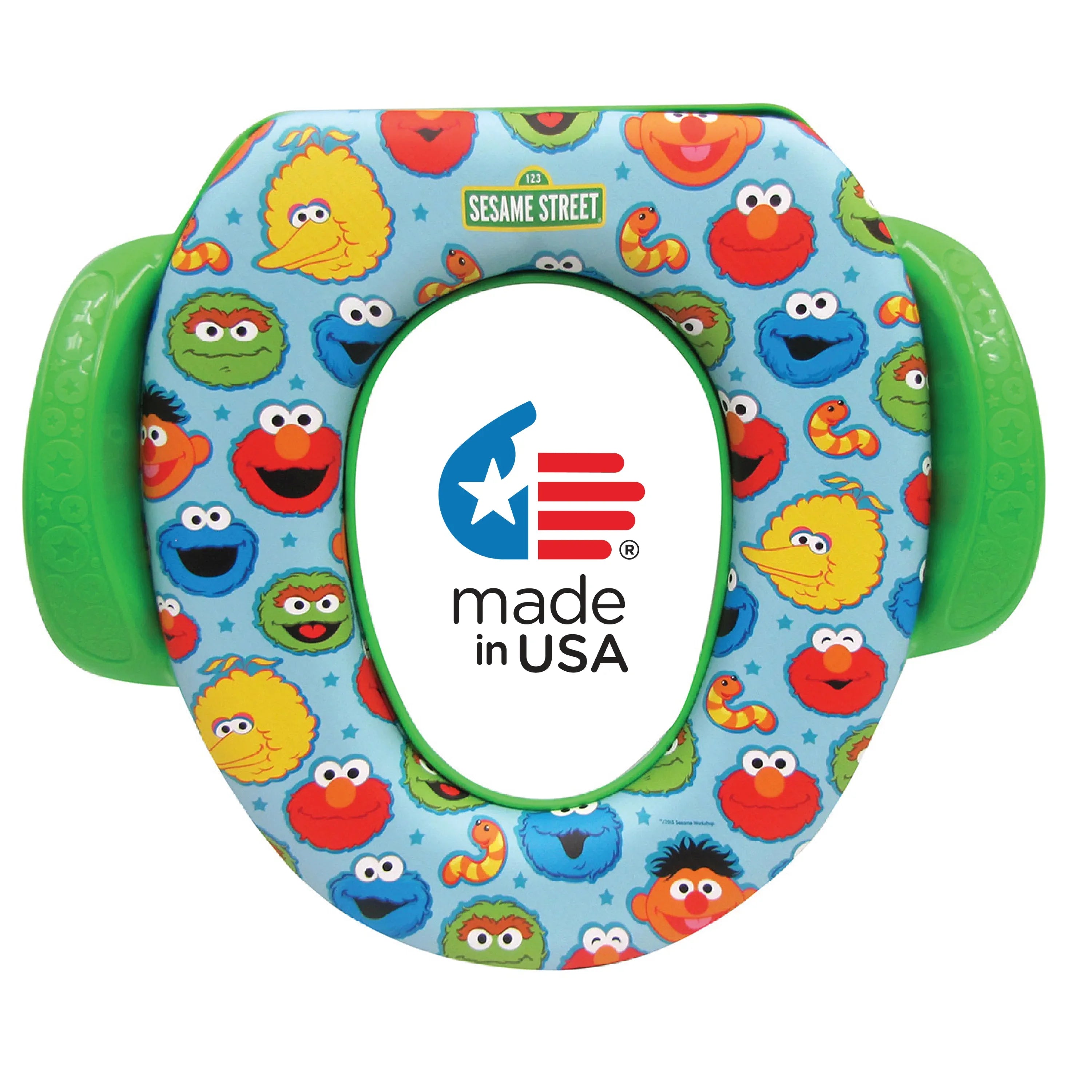 Bluey Soft Potty Training Seat for Toddlers with Hanging Hook, Fits Standard Toilets - USA MEGA SHOP