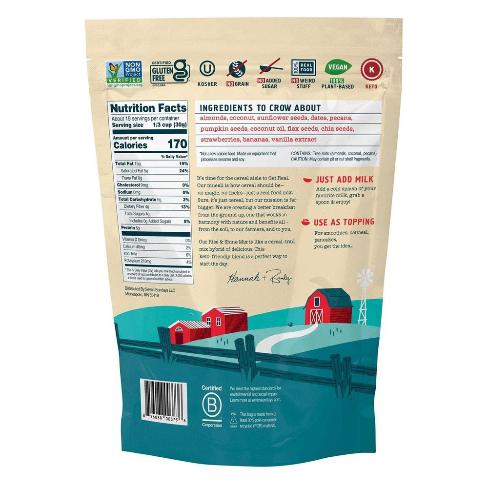 Seven Sundays Keto Rise and Shine Granola Cereal, 20 oz. - USA MEGA SHOP