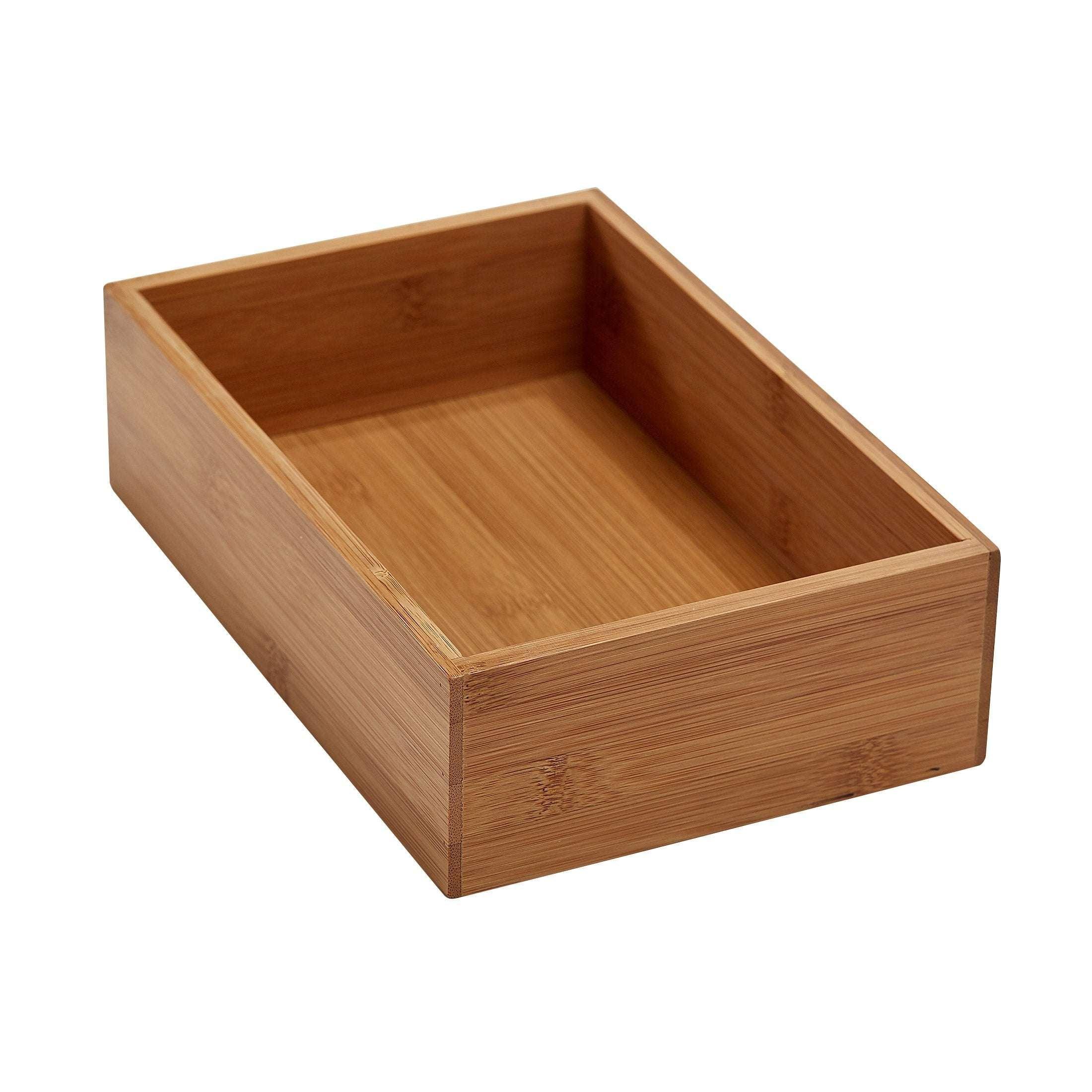 Seville Classics 10-piece Bamboo Storage Box Organizer Set - USA MEGA SHOP
