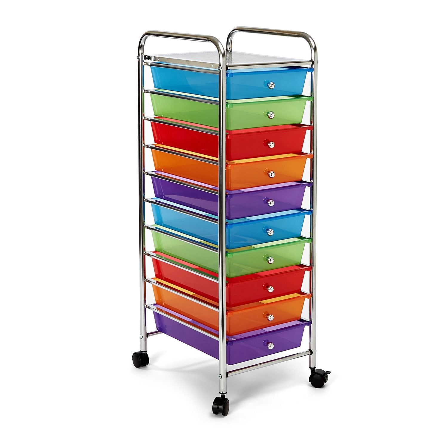 Seville Classics 10 Drawer Cart