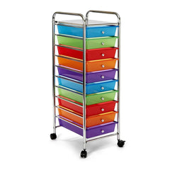 Seville Classics 10 Drawer Cart