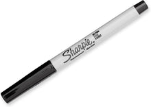 Sharpie permanent fine-tip marker, black, gray barrel with black cap