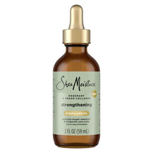 SheaMoisture strengthening scalp & hair oil bottle, 2 fl oz
