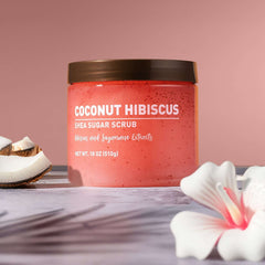 (3  pack)  Shea Sugar Scrub, Coconut Hibiscus, 18 oz
