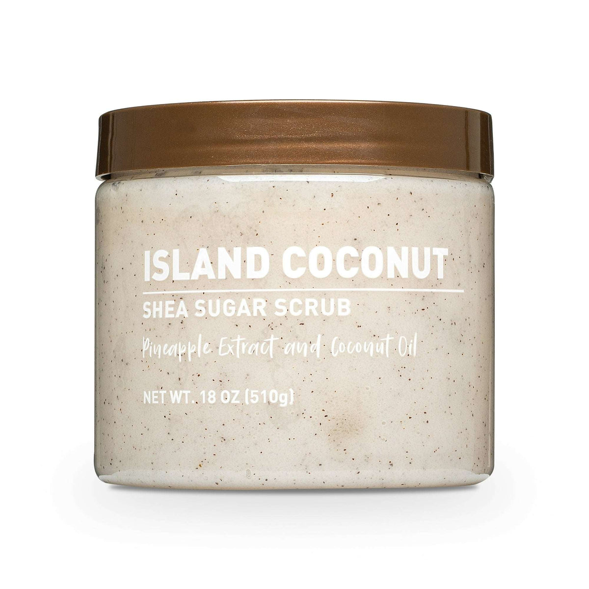 (3 pack)  Shea Sugar Scrub, Island Coconut Scent, 18 oz