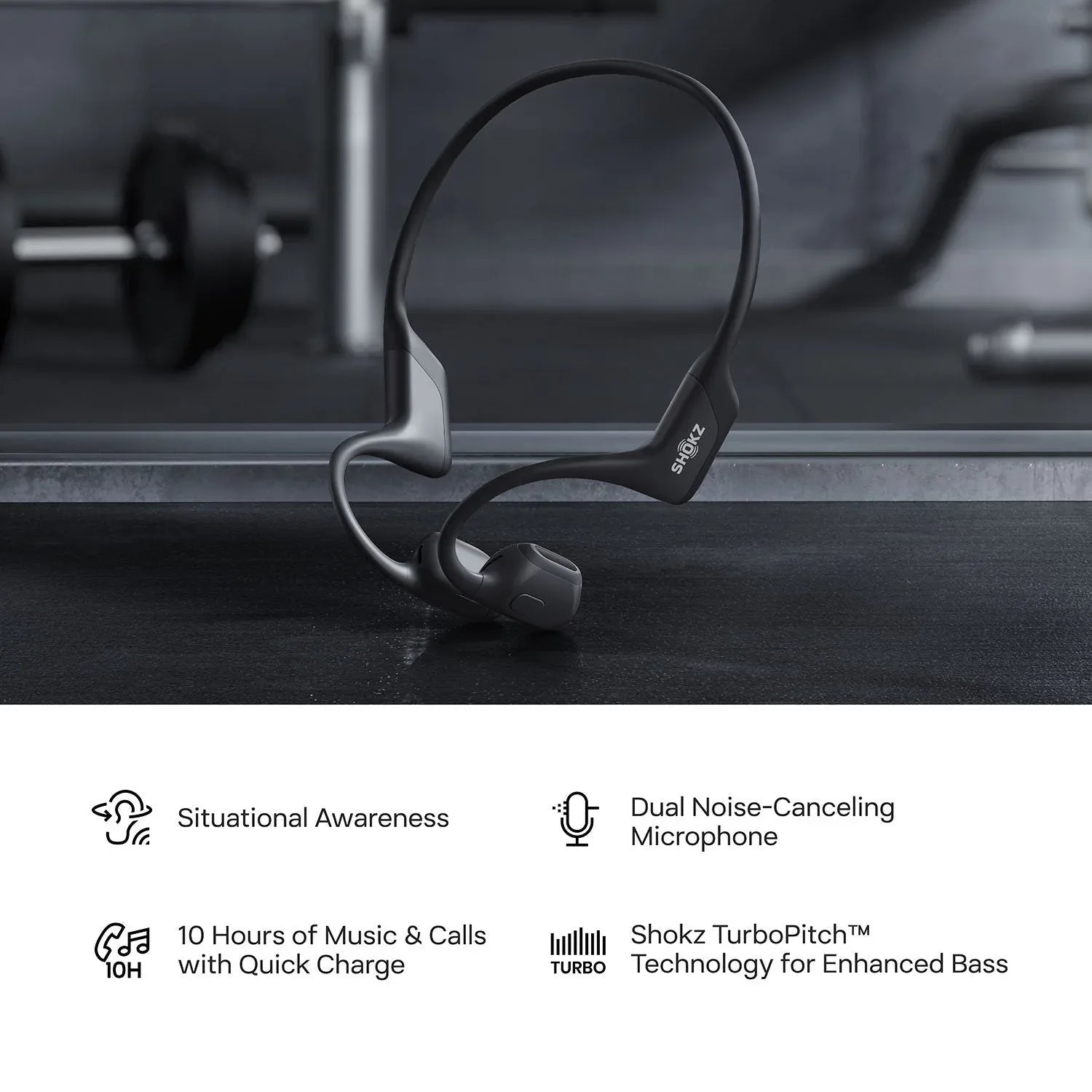 Shokz OpenRun Pro Open-Ear Endurance Wireless Bluetooth Headphones - USA MEGA SHOP
