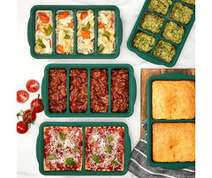 Silicone Freezer Trays with Lids, 5 pack