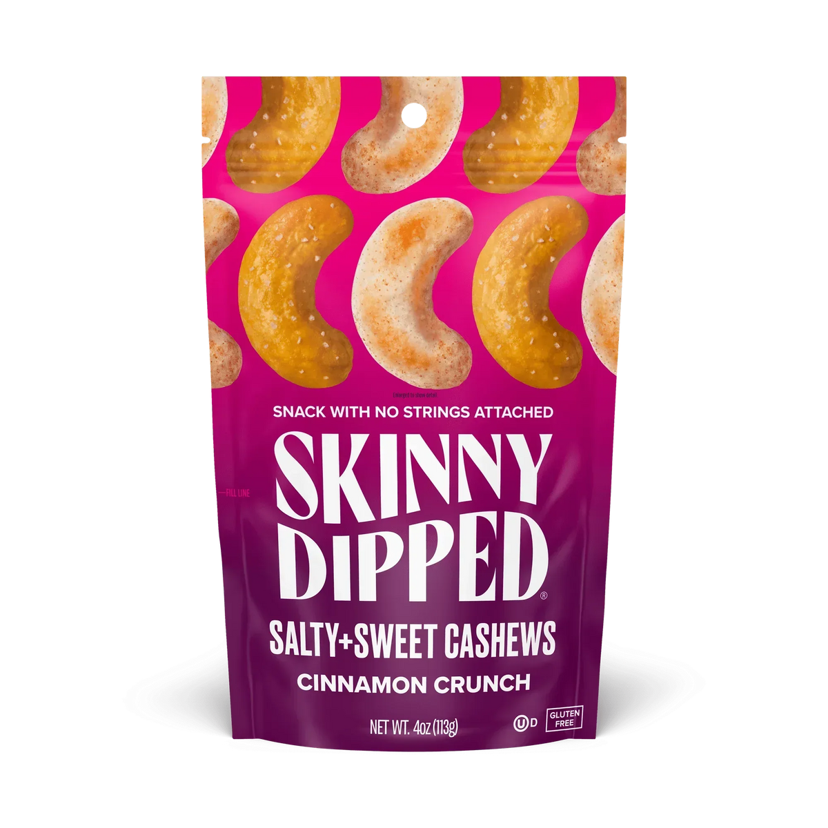 SkinnyDipped Cinnamon Crunch Cashews, 4oz