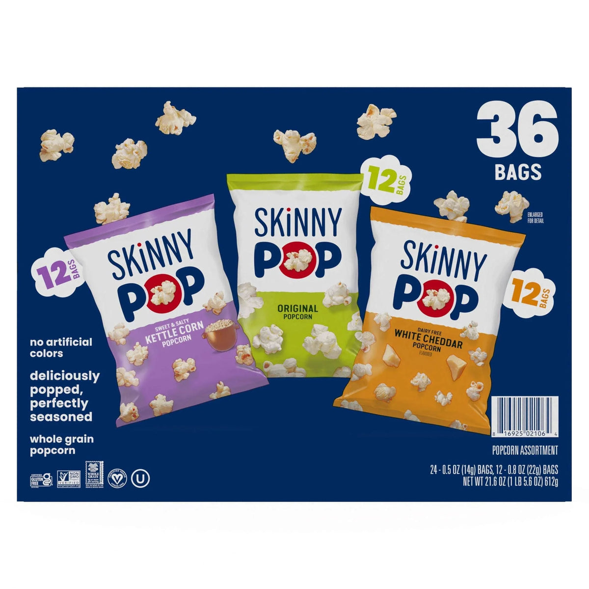 SkinnyPop Popcorn, Variety, 36-count - USA MEGA SHOP