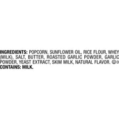 Skinnypop Roasted Garlic Butter Flavored Gluten Free Popcorn, XL Bag, 14 oz.