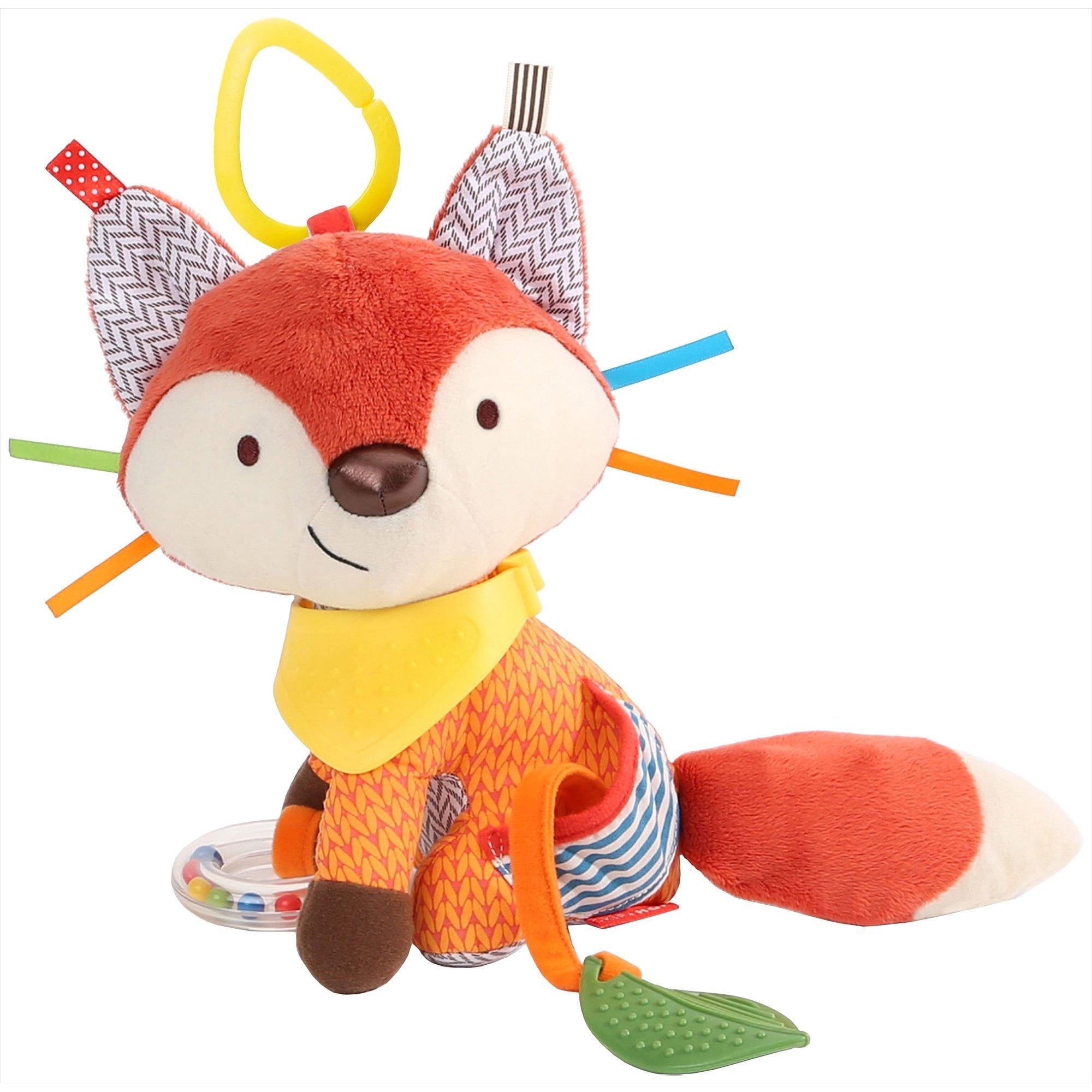 Skip Hop Bandana Buddies Fox Baby Stroller Multi-Sensory Activity Toy, 0+