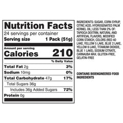 Skittles Sour Fruity Chewy Candy, Full Size, 1.8 oz., 24 pk.