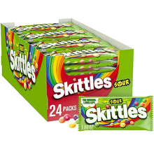 Skittles Sour 24-pack candy box with front bar