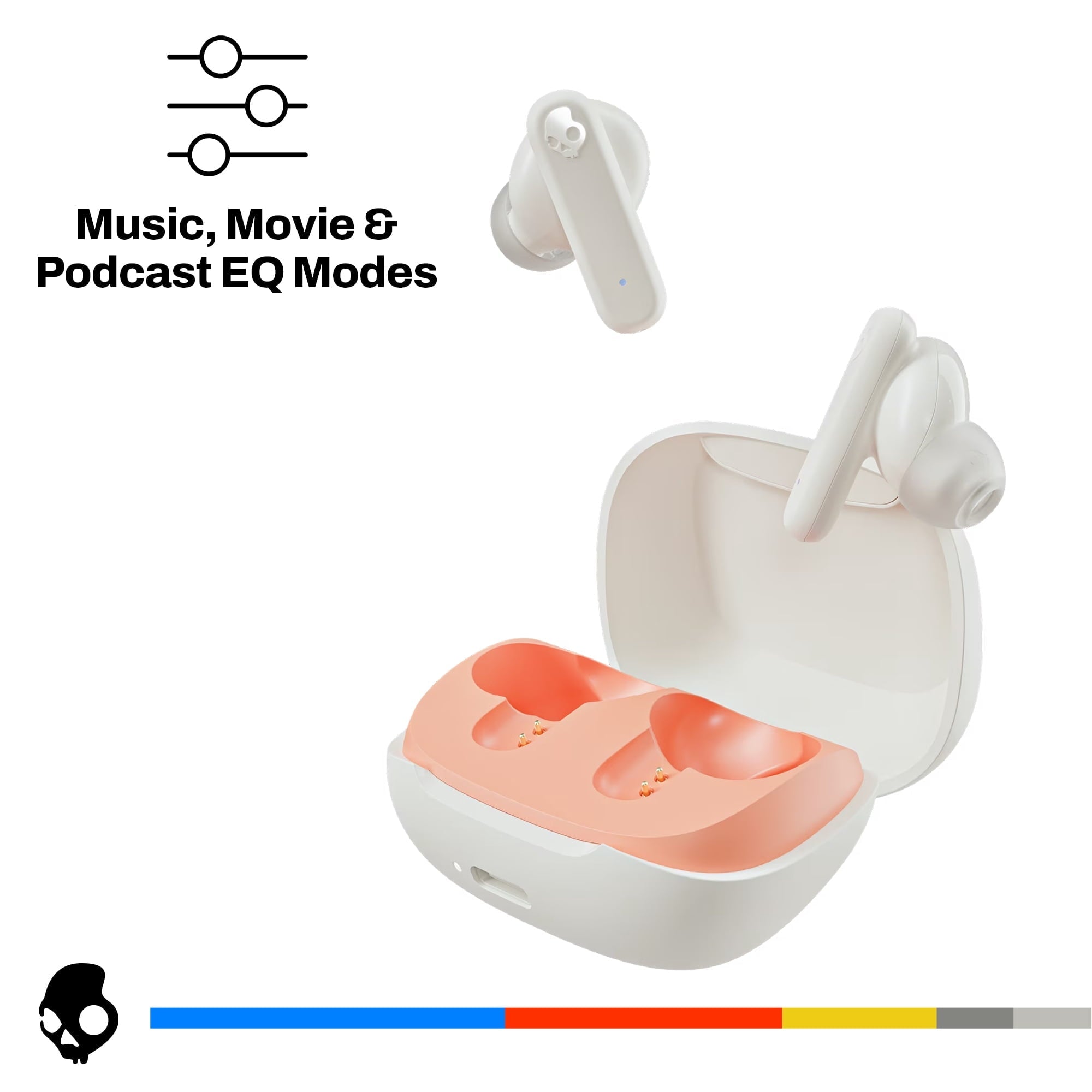 Skullcandy Smokin' Buds XT True Wireless in-Ear Earbuds, Black