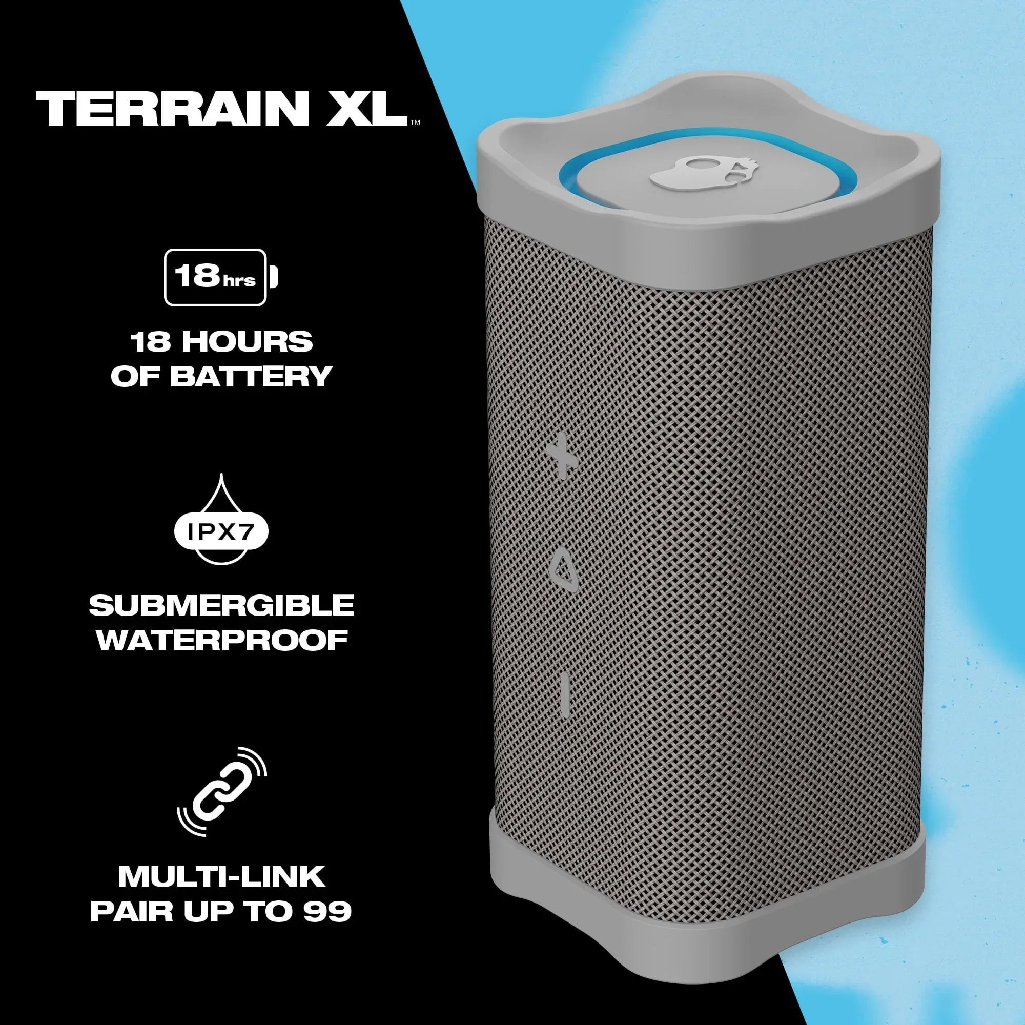 Skullcandy Terrain Large XT Compact Tough Wireless Speaker