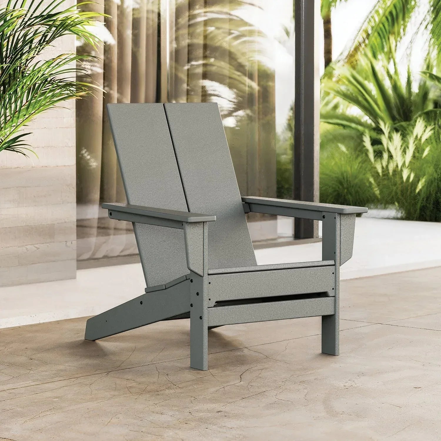 POLYWOOD Gulf Shores Modern Adirondack Chair