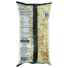 Almond slices pouch with visible almond pieces and nutrition facts label