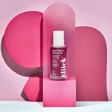 Post wax + shave oil bottle with white cap, maroon label