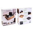 Smart Design Acacia Couch Console packaging showing the tray and organizer features