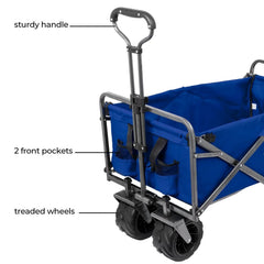 Smart Design NCAA Heavy-Duty Collapsible Sports Wagon - USA MEGA SHOP