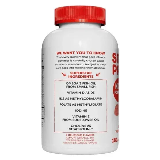 SmartyPants Kids Formula Multivitamin, 180 Gummies