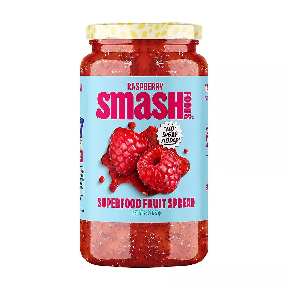 Smash Foods Raspberry Superfood Fruit Spread, 26 oz. - USA MEGA SHOP