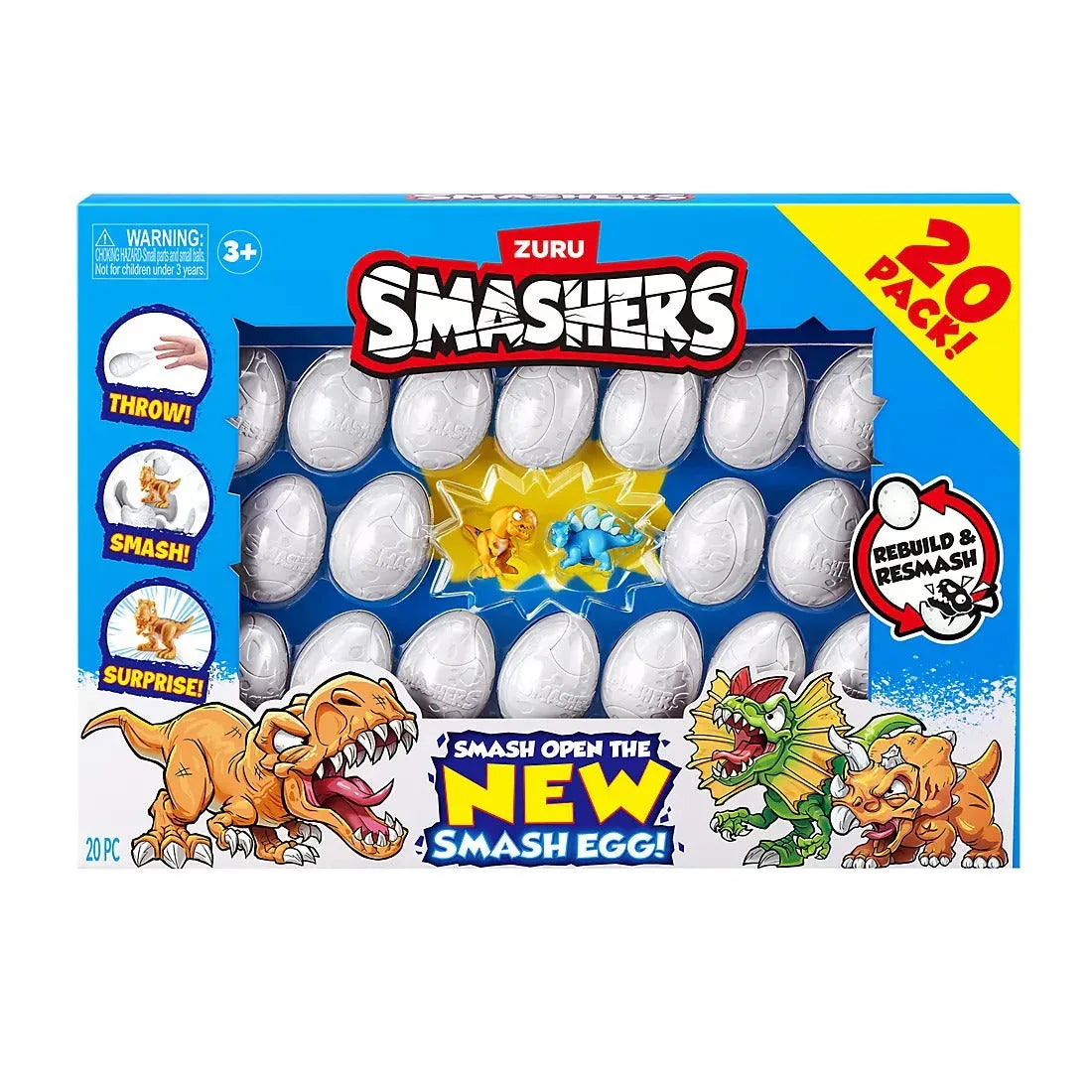 Smashers Dino Ice Age Smash Eggs - USA MEGA SHOP