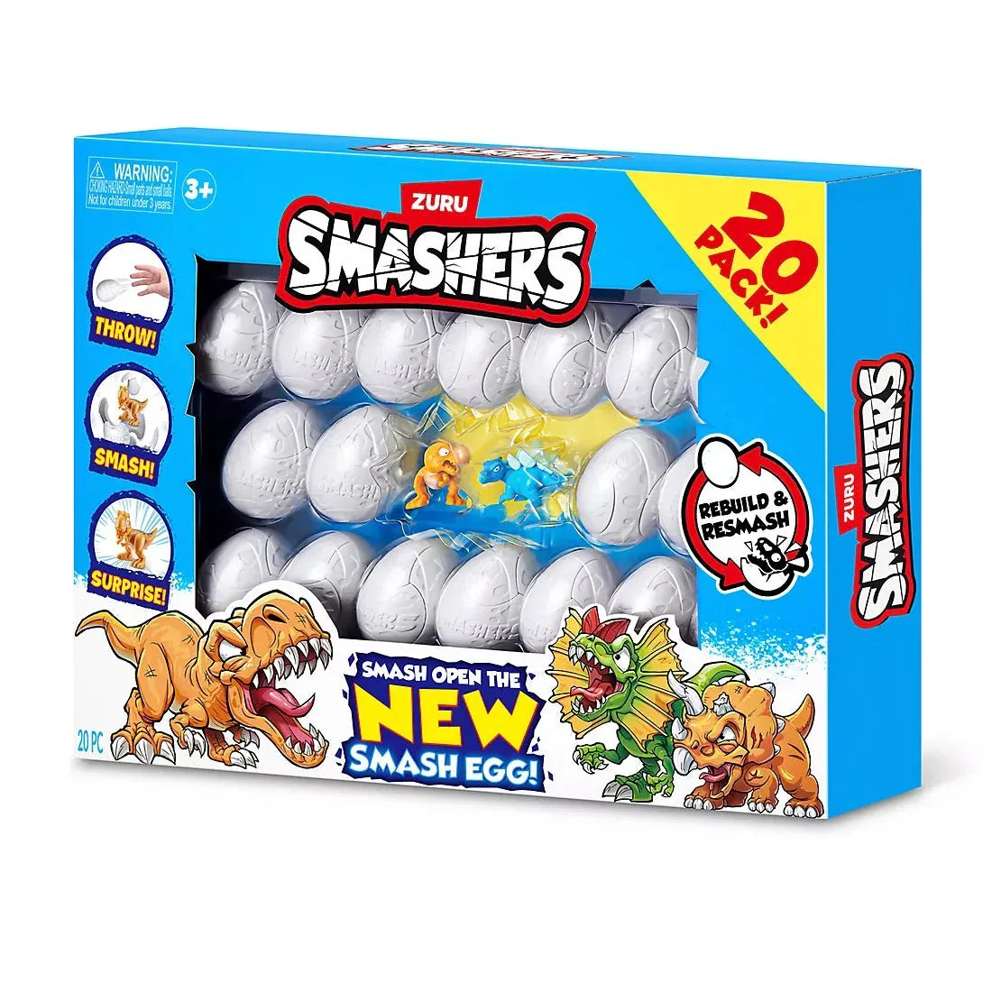 Smashers Dino Ice Age Smash Eggs - USA MEGA SHOP