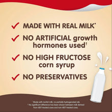 Snack Pack pudding claims panel: made with real milk, no artificial growth hormones