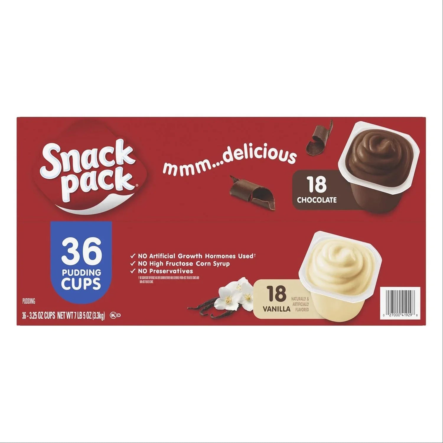 Snack Pack Pudding Variety Pack, 3.25 oz., 36 pk. - USA MEGA SHOP
