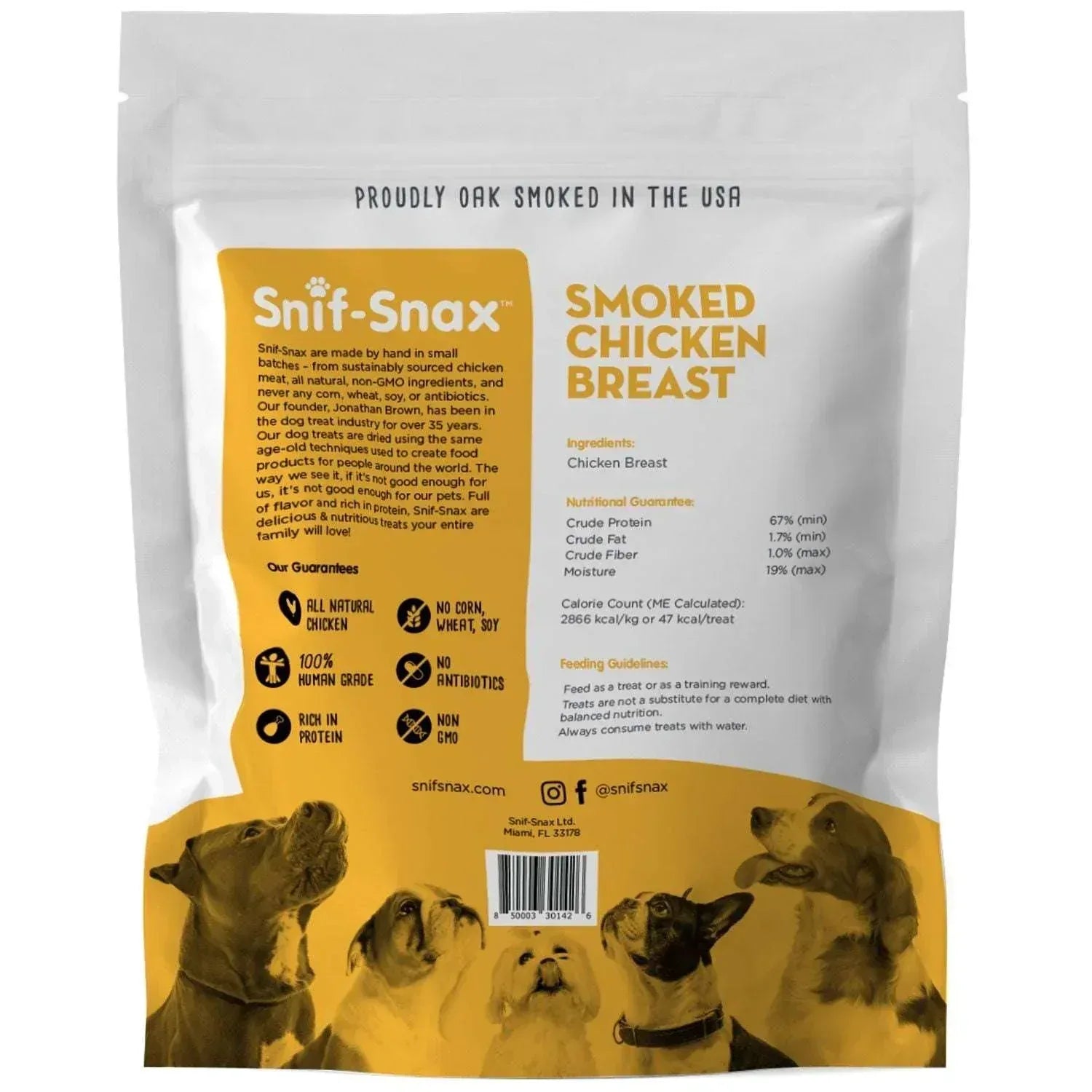 Snif-Snax Smoked Chicken Breast Dog Treats, 48 oz.